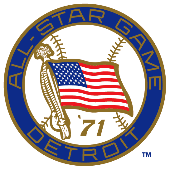 MLB All-Star Game 1971 Primary Logo iron on heat transfer
